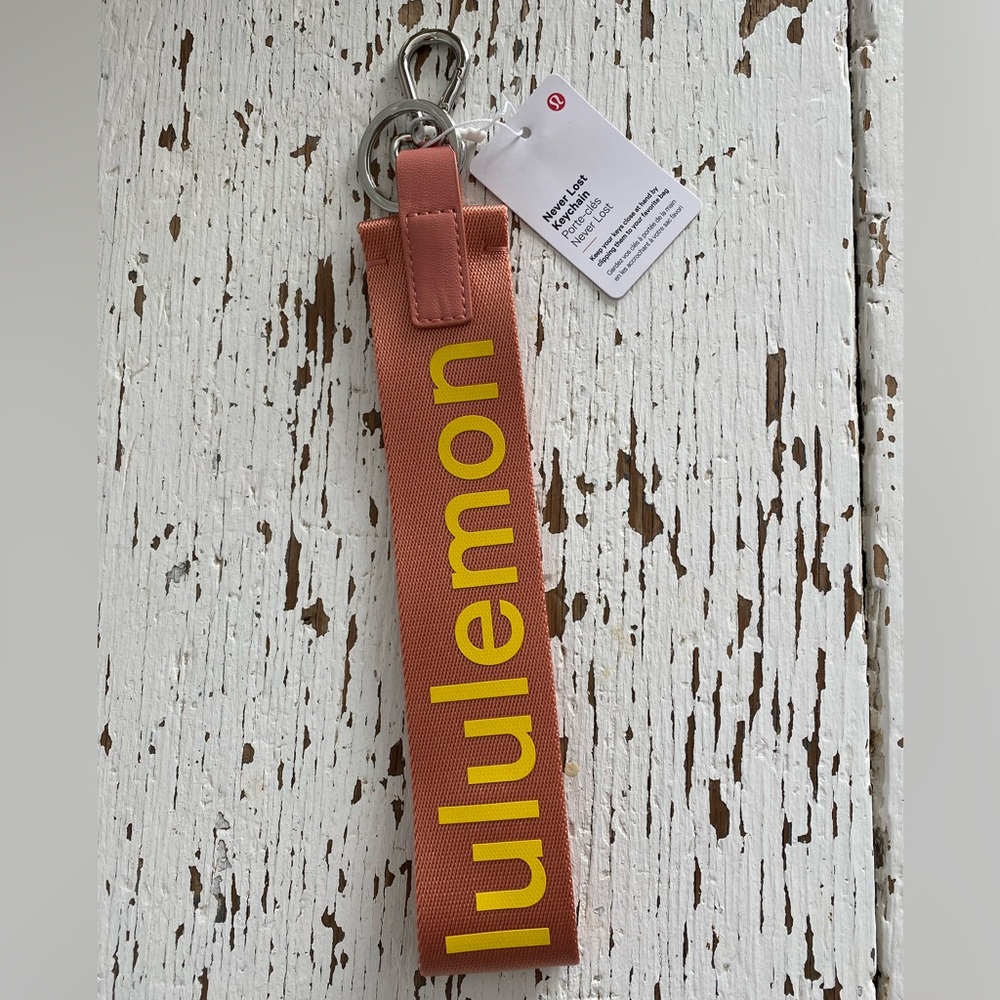 Lululemon Pink Keychain